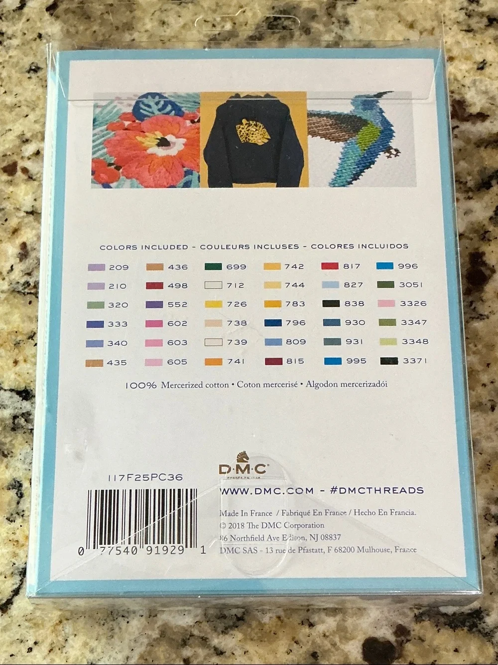 DMC Embroidery Floss Collection - Assorted Blue, Green, Pink, Red, Brown - Picture 3 of 9